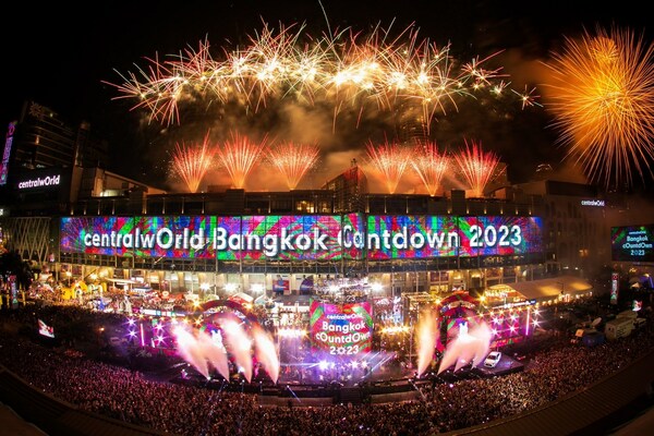 ‘Times Square of Asia’, spotlights spectacular 180-degree Musical fireworks to ring in 2023