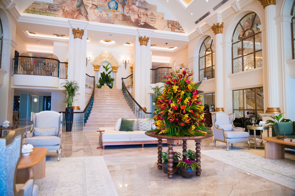 British Colonial Nassau Lobby