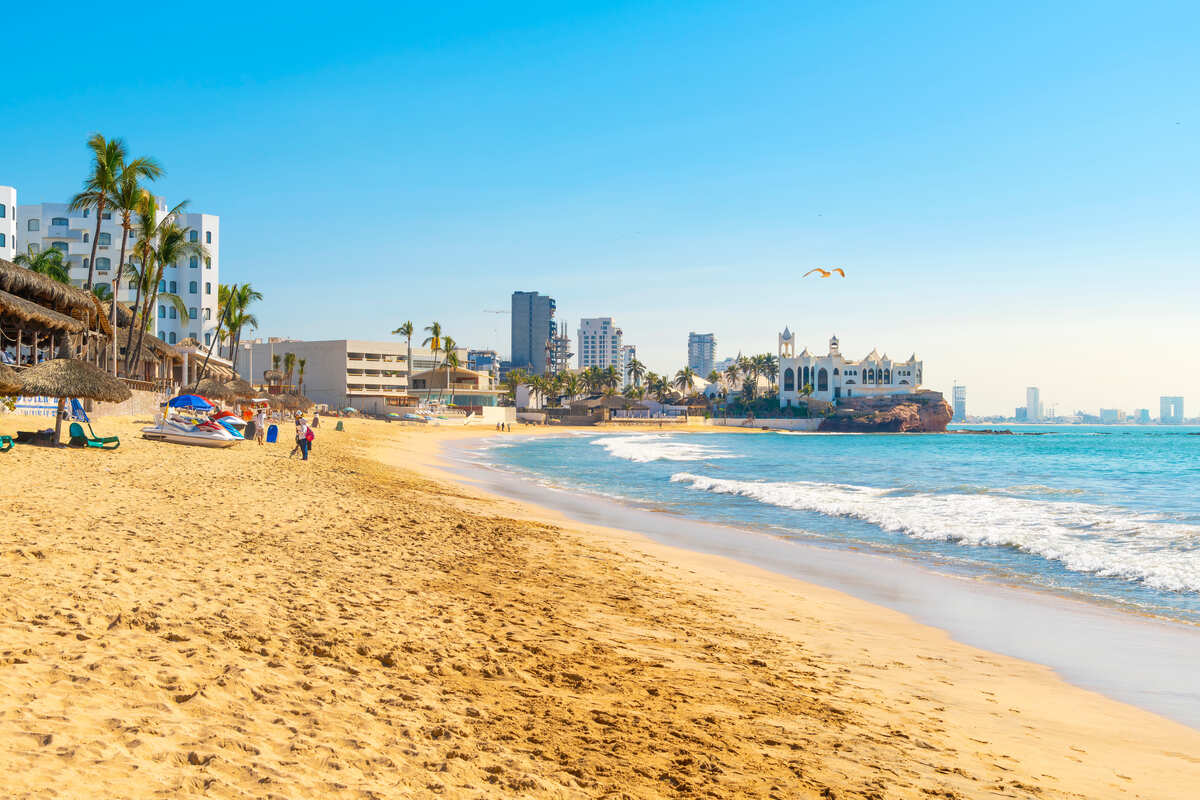 Scenic Beach In Mazatlan, Mexico